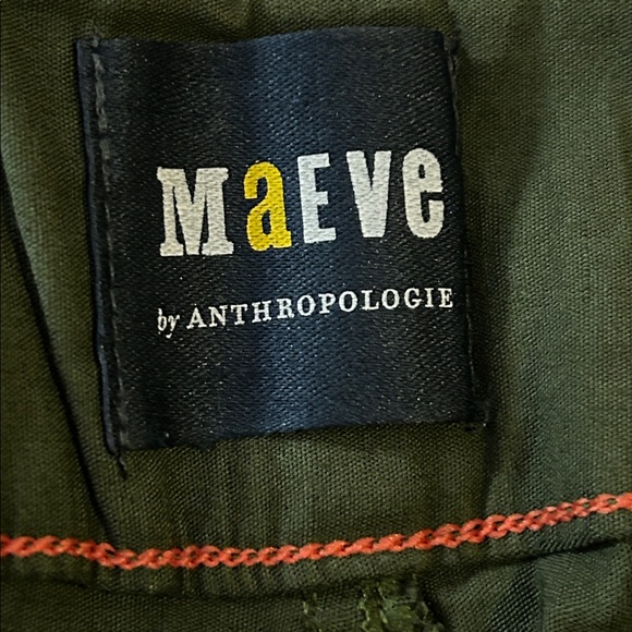 Anthropologie Maeve Collette Pants in Holly Green Size 24 - Picture 4 of 7